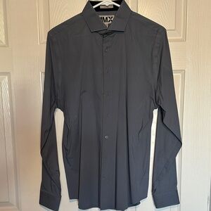 Men's Grey Express 1MX Dress Shirt